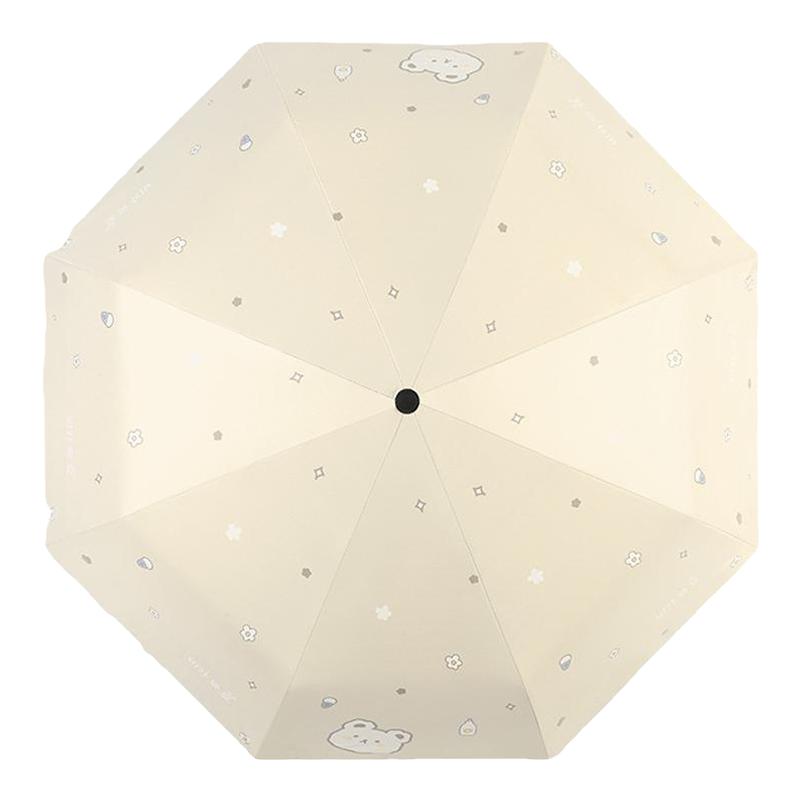 全自动雨伞女学生上学专用儿童晴雨两用折叠防晒紫外线遮太阳伞