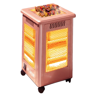 骆驼五面取暖器烧烤型烤火器小太阳电烤炉家用大四面电暖气烤火炉