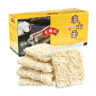 罗锦记山药面淮山面大碗面整箱面条独立装非油炸饼面易消化大碗面