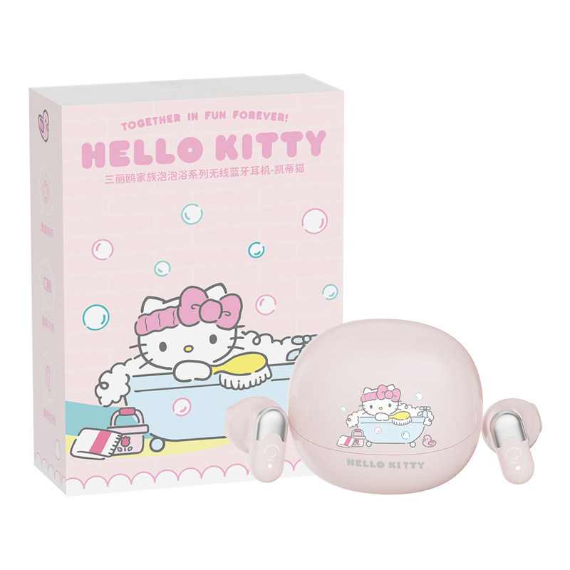 三丽鸥凯蒂猫蓝牙耳机女生高颜值