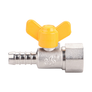 天然气管铜球阀dn15煤气阀液化气灶前阀蝶柄铜阀门燃气阀门开关阀