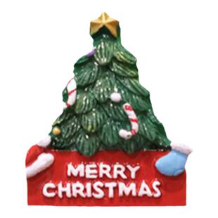 圣诞花环冰箱贴磁贴节日喜庆ins磁吸装饰圣诞树公仔交换礼物磁铁