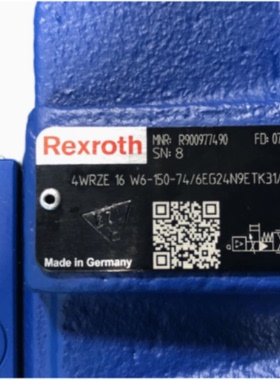 议价Rexroth力士乐比例阀 R900977490 4WRZE16W6-150-74/6EG24N9E