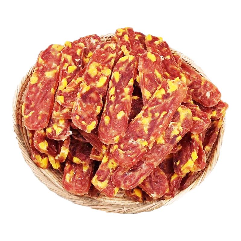 狗狗零食蛋黄鸭肉干宠物含软磷脂营养拌粮幼大中小型犬鸭肉干零食