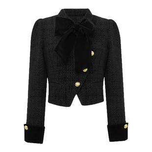 LULUALWAYS【商场同款】25春秋新款时尚优雅加棉保暖小香风短外套