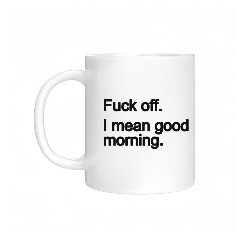 OffmeanGoodmorning陶瓷杯