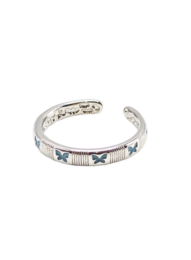 蝴蝶戒指女小众设计感指环