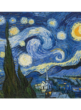 客厅钻石画新款梵高星空