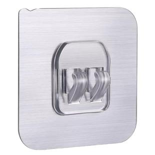 强力贴片承重卡扣双挂钩子母扣免打孔置物架无痕浴室厨房粘钩