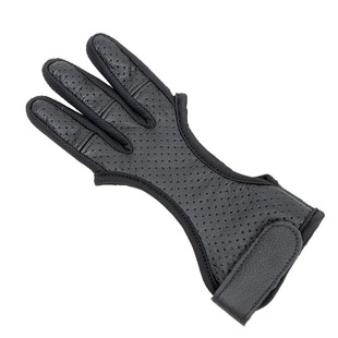 羊皮射箭护指真皮加厚地中海美猎纯皮三指透气不勒手弓箭手套