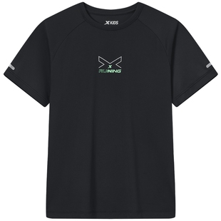 盾甲系列|特步童装男童速干短袖T恤2026夏季新款儿童短T上衣夏装