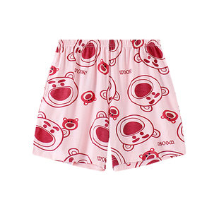 睡裤短裤夏季女单件莫代尔可外穿夏天宽松加大码薄款睡衣家居裤子