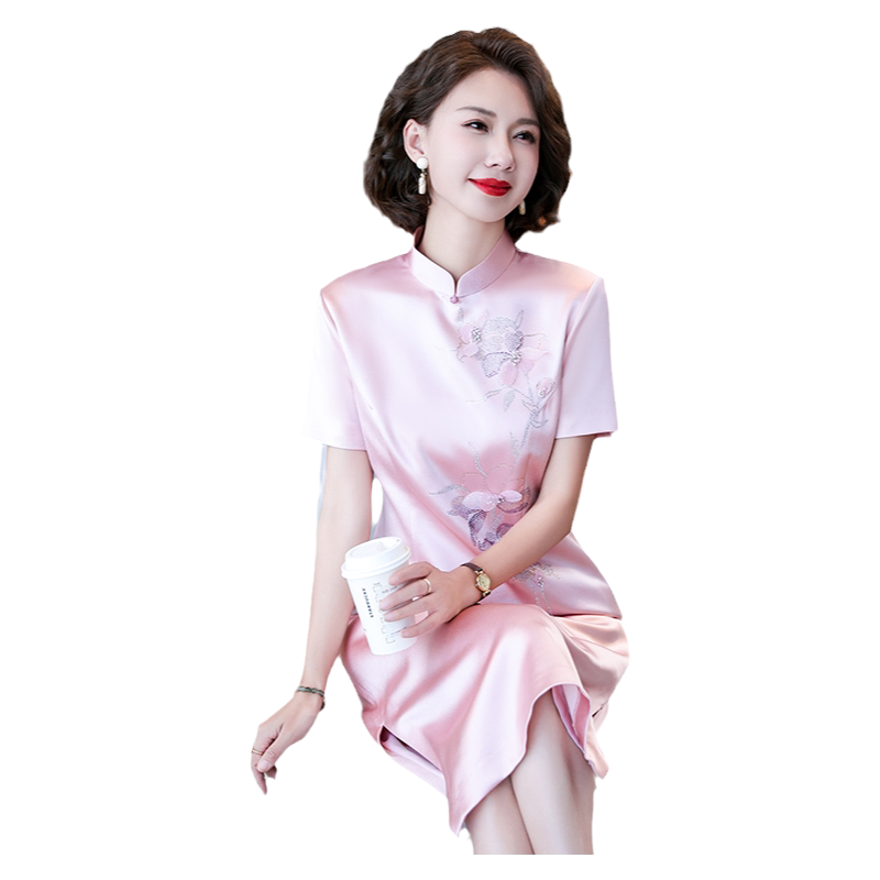 迪芬·璐嘉气质优雅婚宴旗袍礼服