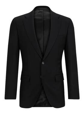 弹力羊毛面料修身商务西服