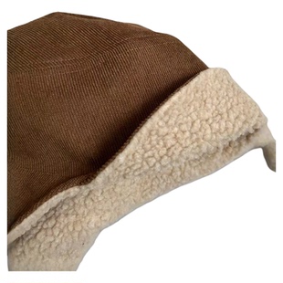 冬季毛绒双面戴护耳飞行帽骑行保暖雷锋帽秘鲁帽子文艺复古遮耳帽