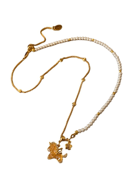 飞天小马轻奢小众高级感珍珠项链