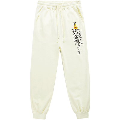 GUUKA松紧腰头罗纹收口卫裤