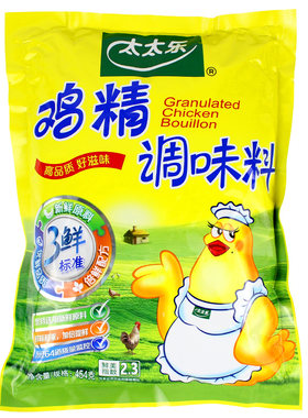 新日期太太乐三鲜鸡精454g包装