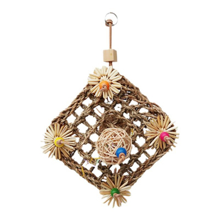 宠物兔子磨牙玩具草饼串休闲解闷仓鼠龙猫豚鼠荷兰猪苹果枝甜竹串