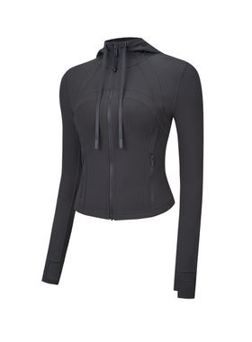Define 女士短款连帽夹克 *Nulu™ 芯吸丨lululemon丨LW3IVYS