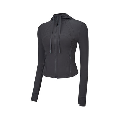 Define 女士短款连帽夹克 *Nulu™ 芯吸丨lululemon丨LW3IVYS