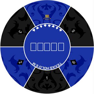 圆形德州扑克桌布 筹码游戏橡胶台垫 1米2 1米5和1米37配背袋包邮