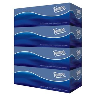 Tempo得宝原生抽纸硬盒装纸面巾无香车用婚庆餐巾纸3层90抽*32盒