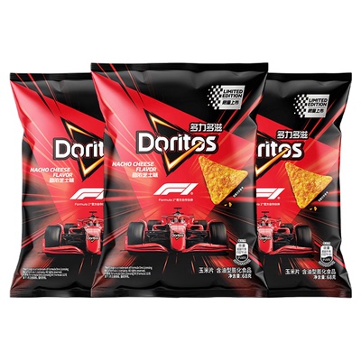 F1联名多力多滋膨化零食3包
