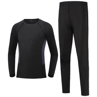 儿童紧身冬季篮球运动套装速干衣训练秋冬加绒足球男童内衣打底服