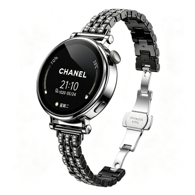 鑫景辉小米watchs5表带金属七珠
