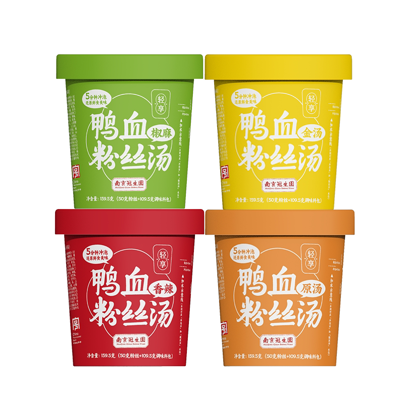 鸭血粉丝汤5分钟冲泡方便速食
