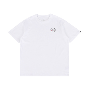 VANS 范斯男款BBQ小猪印花休闲短袖T恤VN000939BLK VN000939WHT