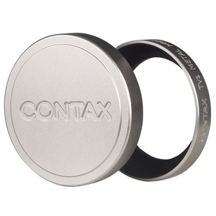 格拉菲GRAFLEX适用康泰时CONTAX Tvs系列金属遮光罩+镜头盖 原装