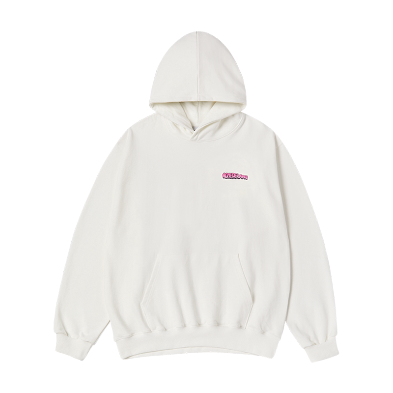 ADLV甜甜圈连帽宽松印花卫衣