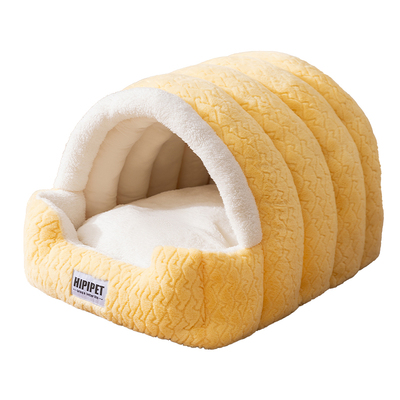 狗窝小型犬冬季保暖封闭式安全感四季通用可拆洗宠物狗狗睡觉的窝