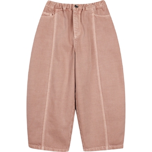 江南布衣童装棉直筒裤牛仔长裤可爱秋冬男女童儿童jnbybyjnby