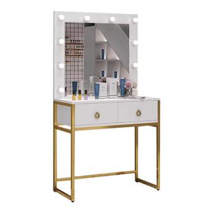 影楼化妆台带灯彩妆婚纱店学校专业化妆师化妆桌美容院专用梳妆台