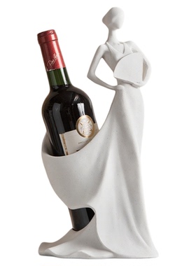 雅致置酒红酒客厅砂岩摆件高级感