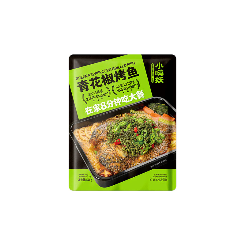小嗨妖罗非烤鱼4袋装懒人菜