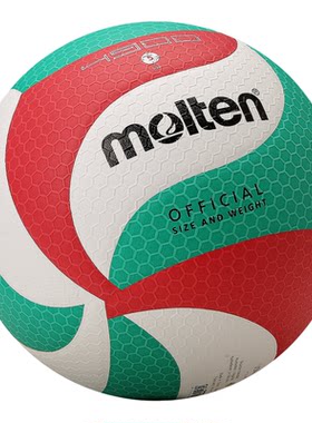 摩腾官方 molten摩腾室内比赛训练耐磨软皮中考专用5号排球4900