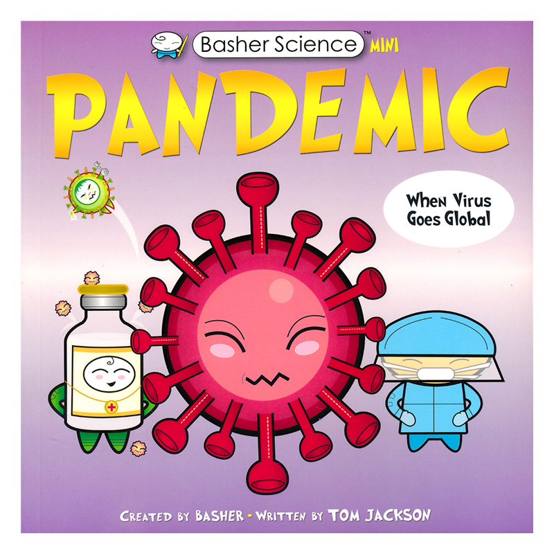 Basher Science Mini Pandemic 大流行病  趣味儿童百科 英文百科读物 8-12岁英文课外读物 英文原版进口图书
