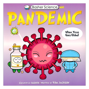 Basher Science Mini Pandemic 大流行病  趣味儿童百科 英文百科读物 8-12岁英文课外读物 英文原版进口图书