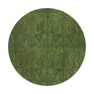 楼兰美惠 中古风异域风摩洛哥圆形地毯卧室衣帽间氛围感床边地垫