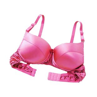 黄色真丝文胸乳罩双面桑蚕丝无钢圈夏季薄款胸罩透气无痕舒适内衣