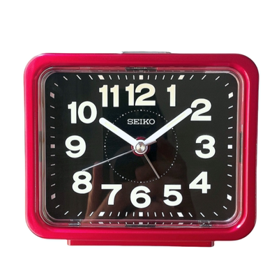 精工贪睡闹钟静音扫秒新品上市