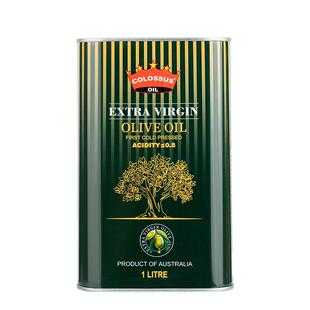 【100%澳洲原瓶进口】colossus澳洲特级初榨橄榄油食用油家用1升