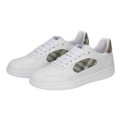 博柏利男士系带板鞋运动休闲鞋