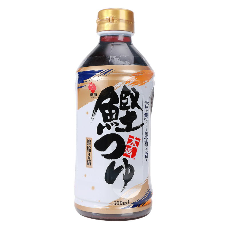 日本进口盛田2倍浓缩鲣鱼汁500ml海鲜昆布拉面汤沾乌冬面荞麦面汁