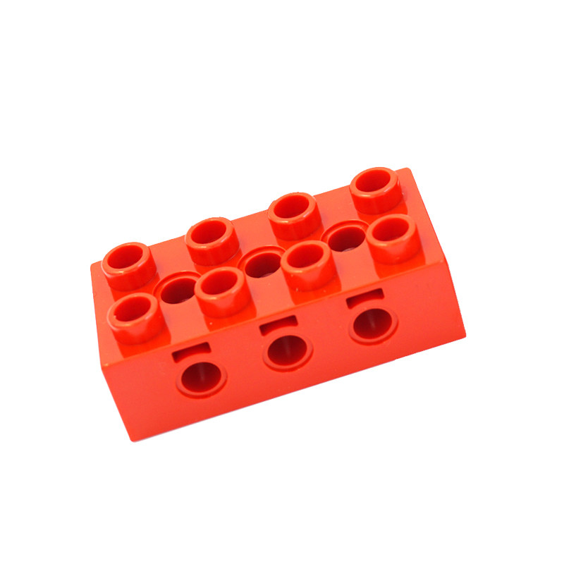 大颗粒积木配件9656机械齿轮45002百变工程零件散件儿童拼装玩具