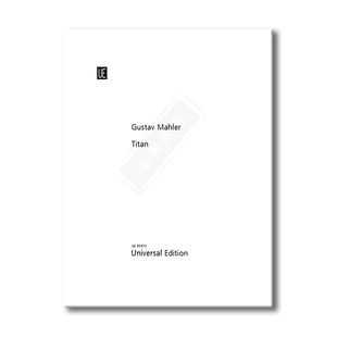 马勒 D大调第一交响曲 巨人 泰坦 指挥总谱 精装全集系列 维也纳原版乐谱书 Mahler Titan for Large Orcehstra Score UE35873